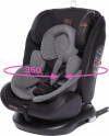 Автокресло Babycare Shelter 0+/1/2/3 (0-36 кг) ЭКО-черный свет.серый 