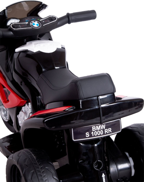 Электромотоцикл BMW Rivertoys JT5188 красный (кожа)