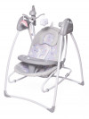 Электрокачели Babycare Butterfly с адаптером серый (Snail Grey)