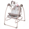 Электрокачели Babycare Butterfly с адаптером серый (Snail Grey)