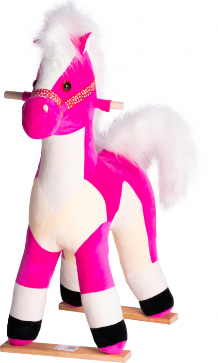Качалка-лошадка розовый