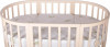 Кроватка-трансформер Лель Декор 17 в 1 с маятником 125*75 (овал) и 75*75 (круг) слон.кость