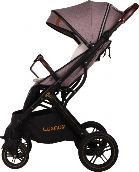 Коляска прогулочная Luxmom 609 коричневый