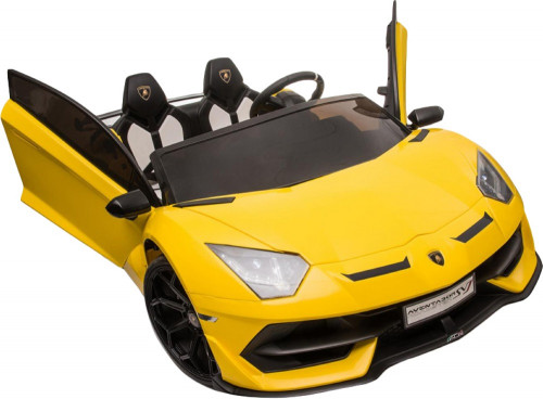 Электромобиль Lamborghini Aventador SVJ (A111MP) желтый
