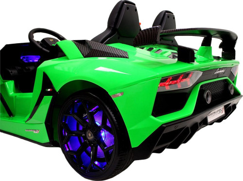 Электромобиль Lamborghini Aventador SVJ (A111MP) зеленый