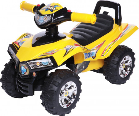 Каталка Babycare Super ATV 551 кожаное сиденье Жёлтый - фото 1