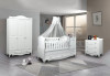 Кроватка-трансформер Lovely baby Lotos 170*60 и 120*60 белый