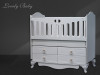 Кроватка Lovely baby LOTOS 120*60 белый