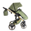 Коляска 2 в 1 JUNAMA SAPHIRE JSH-07 (зеленый/рама золото)
