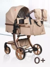 Коляска-трансформер Farfello Aimile Original New Gold 2 в 1 кремовый