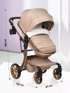 Коляска-трансформер Farfello Aimile Original New Gold 2 в 1 кремовый