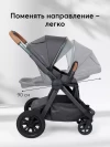 Коляска 2 в 1 Happy Baby Mommer Pro dark grey