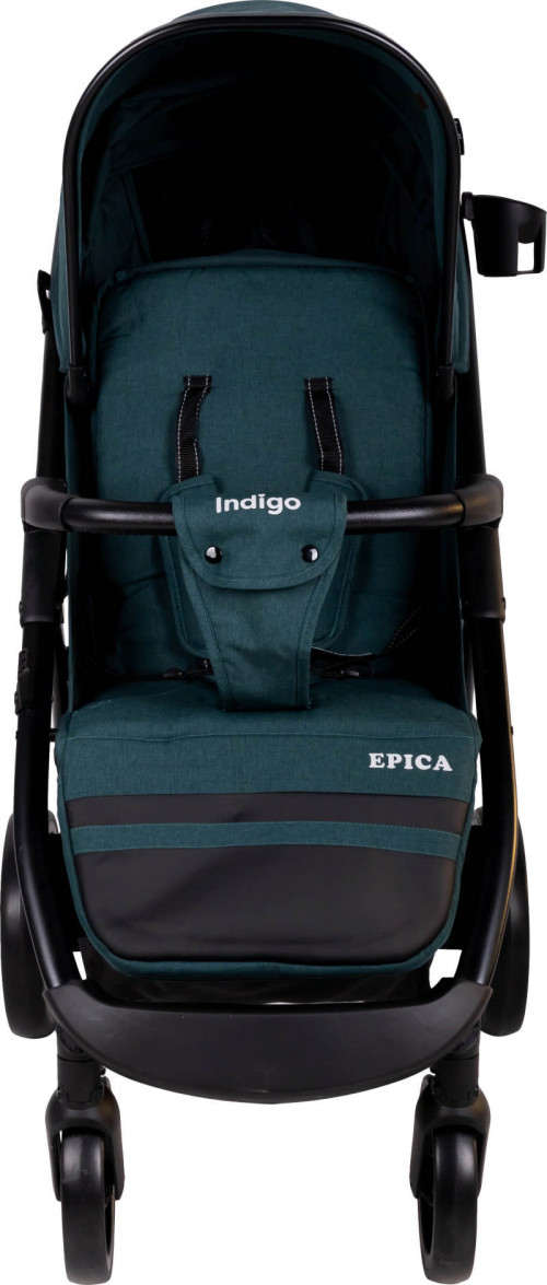 Коляска прогулочная Indigo Epica темно-зеленый