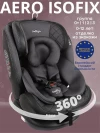 Автокресло Indigo Aero isofix ST-3 0/1/2/3 (0-36 кг) черный