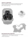 Автокресло Indigo Aero isofix ST-3 0/1/2/3 (0-36 кг) черный