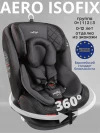 Автокресло Indigo Aero isofix ST-3 0/1/2/3 (0-36 кг) черно-красный
