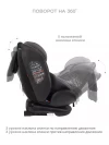 Автокресло Indigo Aero isofix ST-3 0/1/2/3 (0-36 кг) черно-красный