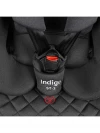 Автокресло Indigo Aero isofix ST-3 0/1/2/3 (0-36 кг) черно-красный