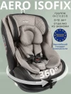 Автокресло Indigo Aero isofix ST-3 0/1/2/3 (0-36 кг) бежевый