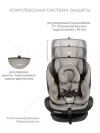 Автокресло Indigo Aero isofix ST-3 0/1/2/3 (0-36 кг) бежевый