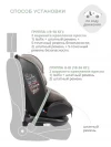 Автокресло Indigo Aero isofix ST-3 0/1/2/3 (0-36 кг) бежевый