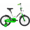 Велосипед детский Novatrack 16 Srike 163 белый-зеленый