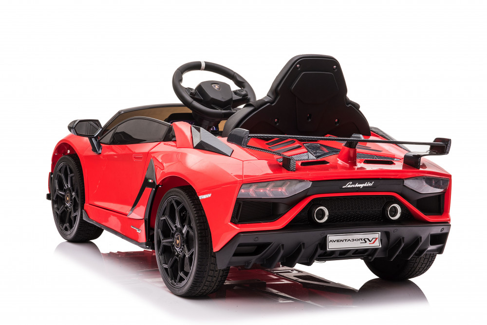 Электромобиль Lamborghini Aventador SVJ A333MP красный