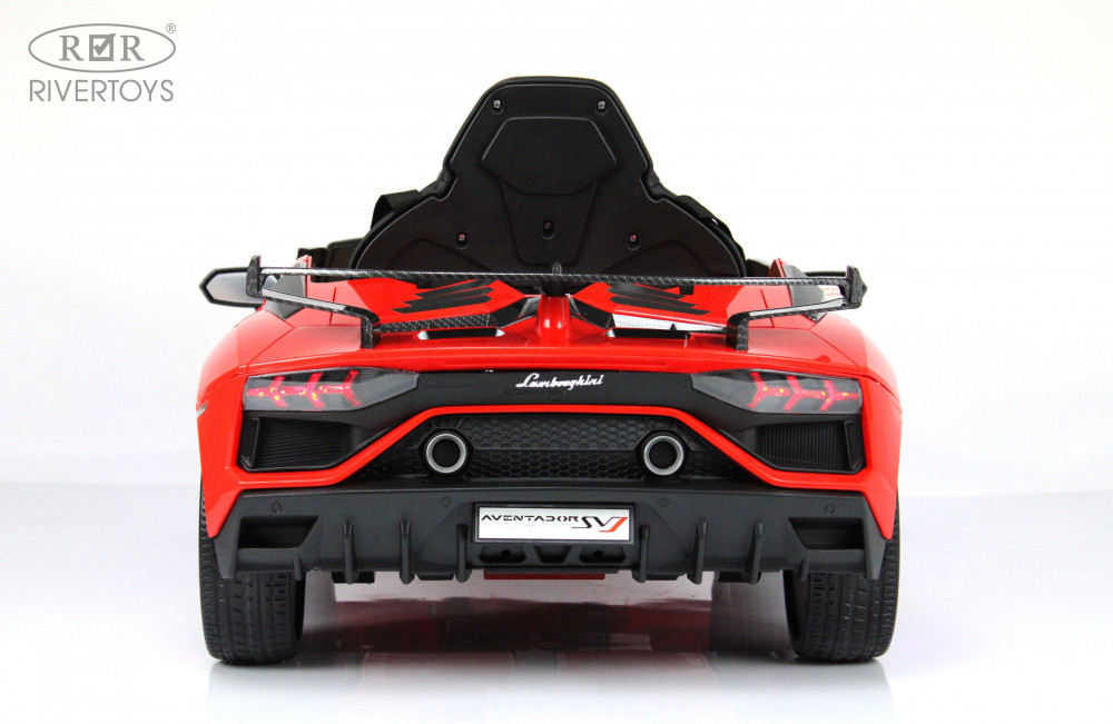 Электромобиль Lamborghini Aventador SVJ A333MP красный
