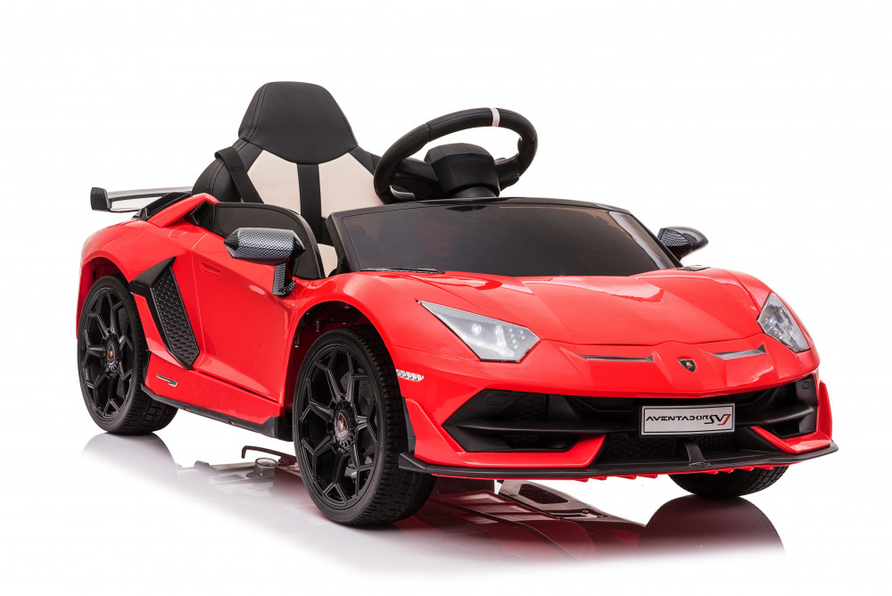 Электромобиль Lamborghini Aventador SVJ A333MP красный