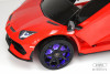 Электромобиль Lamborghini Aventador SVJ A333MP красный