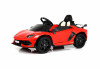 Электромобиль Lamborghini Aventador SVJ A333MP красный