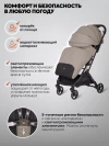 Коляска прогулочная Indigo Onyx Бежевый