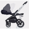 Коляска 2 в 1 MowBaby Zoom PU RA086 Silver Black