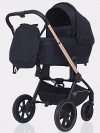 Коляска 3 в 1 MowBaby Zoom PU RA087 Gold Black
