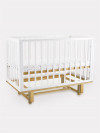 Кроватка Rant Indy с маятником 120*60 Cloud White
