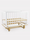 Кроватка Rant Indy с маятником 120*60 Cloud White
