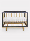 Кроватка Rant Indy с маятником 120*60 Moon Grey