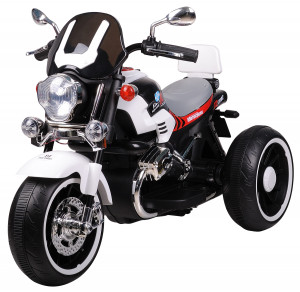 Мотоцикл Детский электромобиль DLS01 (12V) (Белый White DLS01)