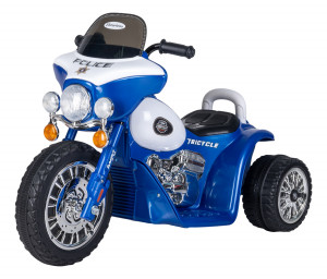 Детский электромобиль трицикл 6V4.5AH HL404 (синий HL404)