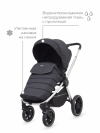 Коляска 2 в 1 Rant Flex Grand RA072 Midnight Black