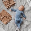 Комбинезон Mjolk Sleep and Play Baby Blue, швы наружу (62)