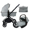Коляска 2 в 1 Luxmom 750 серый с/р