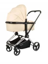 Коляска 2 в 1 Labala Raiz хром Beige (01BEI) 