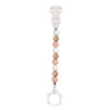 Держатель Nattou (Наттоу) для фиксации соски Pacifinder Lapidou white-beige-pink 877619