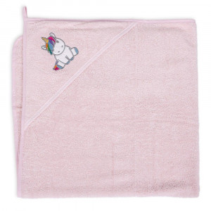 Полотенце-уголок Ceba Baby (Себа Беби) 100*100 см Unicorn pink W-815-302-579