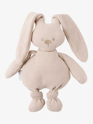 Игрушка мягкая Nattou Soft toy (Наттоу Софт Той) Lapidou tricot Кролик beige 879767