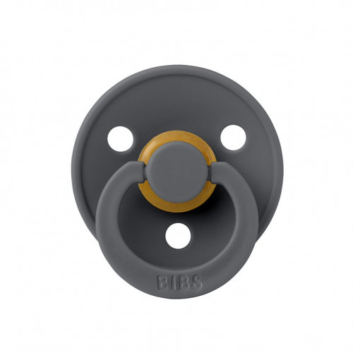 Пустышка латексная BIBS Colour Iron 0-6 мес. - фото 1
