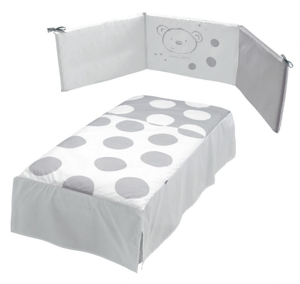 Набор Micuna Sweet Bear (Микуна Свит Бир) покрывало+борт 120*60 TX-700
