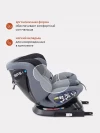 Автокресло Rant UB619 Nitro isofix 0/1/2/3 (0-36 кг) Grey/Black