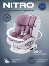 Автокресло Rant UB619 Nitro isofix 0/1/2/3 (0-36 кг) Grey/Pink
